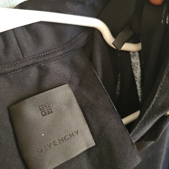 Givenchy Black Hoodie with Logo On Back